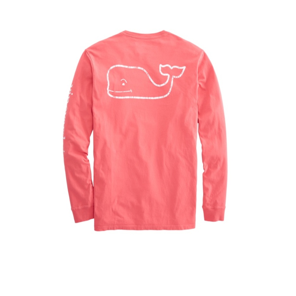 Men’s Vineyard Vines Long Sleeve Whale Pocket Tee